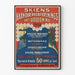 Vintage poster 1908 - Skien Craftsmen's Lottery