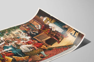 Vintage poster Smoke Blackwell's Durham - Historic scene of New Amsterdam — artwork view