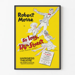 Vintage poster of the musical comedy So Long, 174th Street