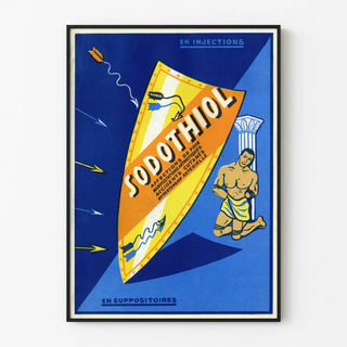 Vintage advertising poster for Sodothiol medicine