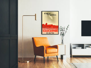 Vintage Solucamphre Drop Poster