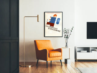 Vintage poster Solucamphre Strychniné complete winding