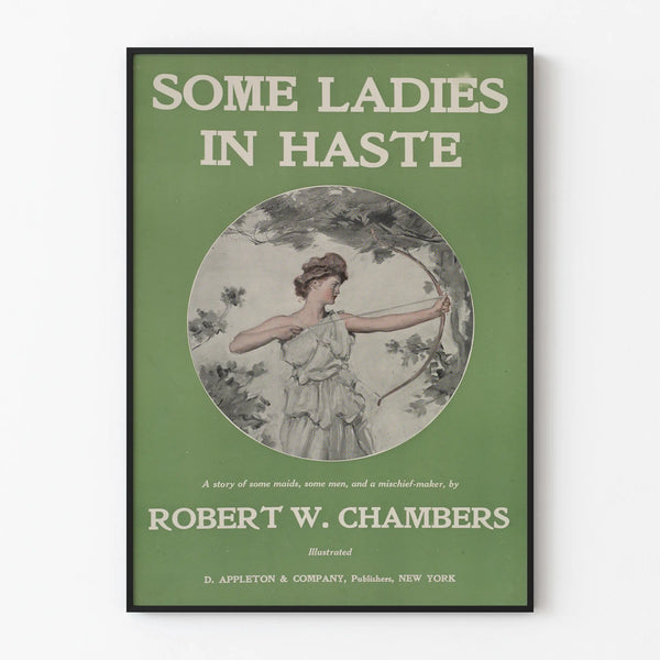 Vintage Poster Some Ladies In Haste - Classic Wall Decoration