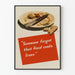 Vintage Poster for Food Waste Awareness