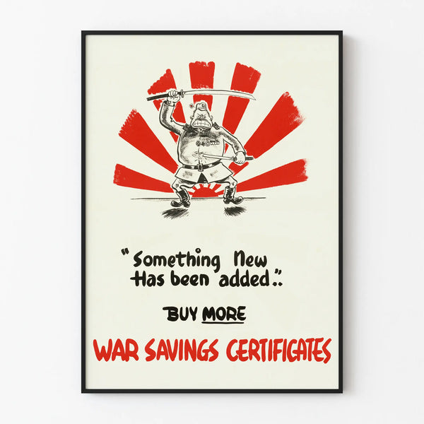 War Propaganda Poster Buy More War Bonds