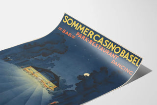 Vintage Poster Sommercasino Basel Nighttime Atmosphere