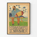 Vintage poster for the Max Buri art exhibition at Kunstsalon Wolfsberg 1913