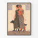 Vintage Poster for Art Exhibition Kunstsalon Wolfsberg Zurich