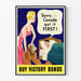 Vintage Promotional Poster Buy Victory Bonds