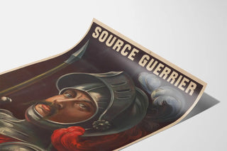 Vintage poster of Source Guerrier Saint-Yorre near Vichy