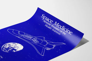 Vintage Space Medicine Colloquium Poster 1986