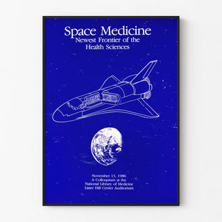 Vintage Space Medicine Colloquium Poster 1986