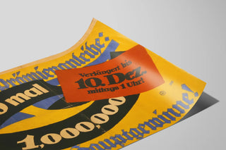 Vintage poster Spar-Prämienanleihe 10 times 1,000,000 main prizes — artwork view
