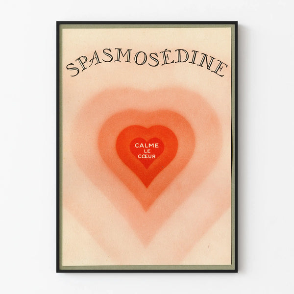 Poster Spasmosedine - Soothing Heart Wall Decoration