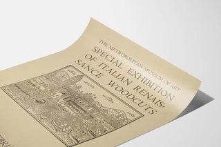 Italian Renaissance Exhibition Poster - Woodblock Prints