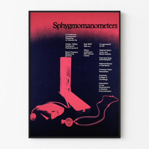 Vintage Workshop Poster on Sphygmomanometers - Medical Wall Decoration