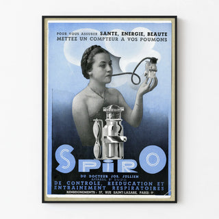 Vintage Poster Spiro - Respiratory Rehabilitation Device