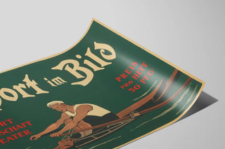 Vintage Rowing Sport Poster — artwork view