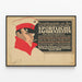 Vintage sports exhibition poster Berlin 1914 — framed artwork on a wall