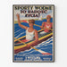 Vintage nautical sports poster 1933