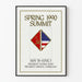 Vintage Poster Spring Summit 1990 – George Bush & Mikhail Gorbachev