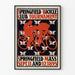 Vintage poster of the Springfield Bicycle Club cycling tournament 1895