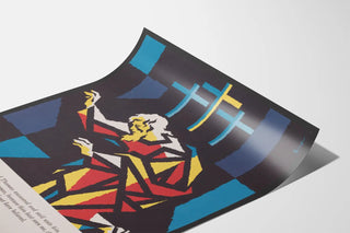 Modern Geometric Design Artistic Poster of St. Thomas