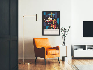 Modern Geometric Design Artistic Poster of St. Thomas