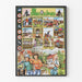 Vintage Poster of Children in Town and Countryside 1978