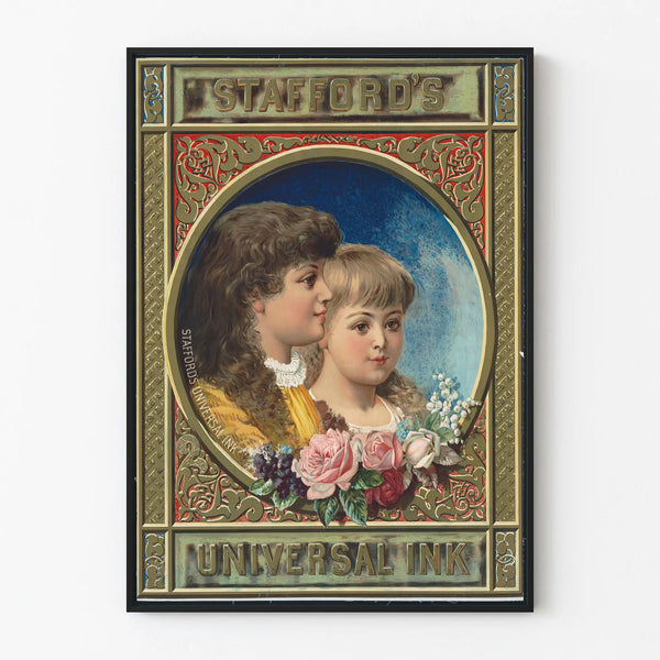 Vintage Stafford's Universal Ink Poster for Wall Decoration
