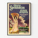 Vintage poster for the film Stage Struck featuring Gloria Swanson