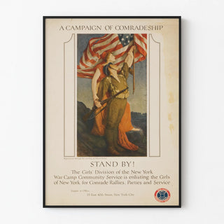Vintage poster Stand By Campaign of Camaraderie