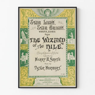 Vintage Poster 'Star Light, Star Bright' Opéra Comique