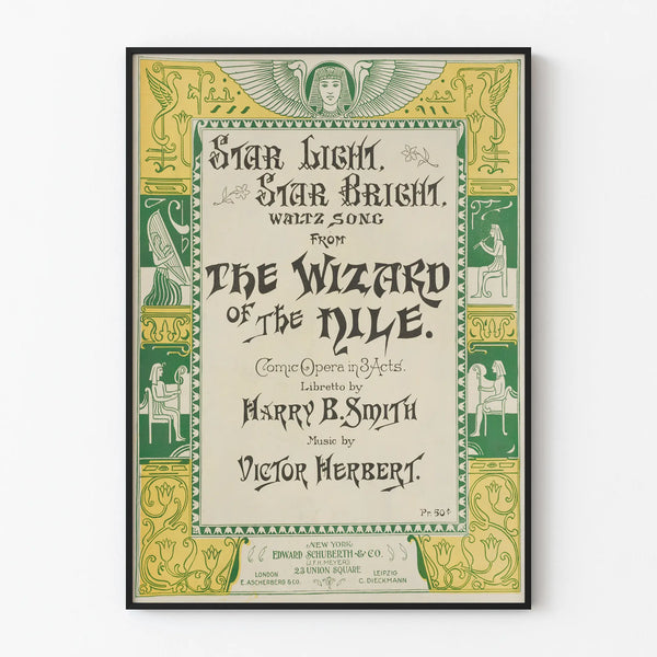 Vintage Poster 'Star Light, Star Bright' Opéra Comique