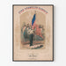 Vintage Poster of the Star Spangled Banner with Soldier and American Flag