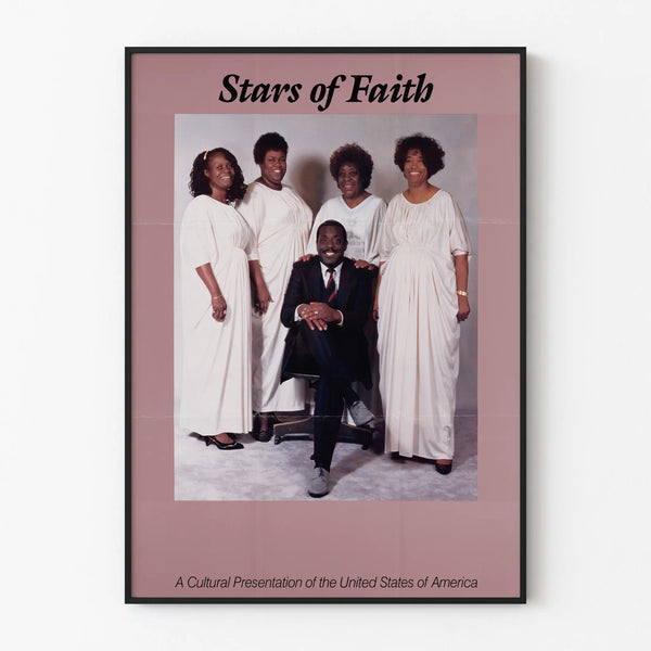 Stars of Faith Poster - Artistic Vintage Wall Decoration