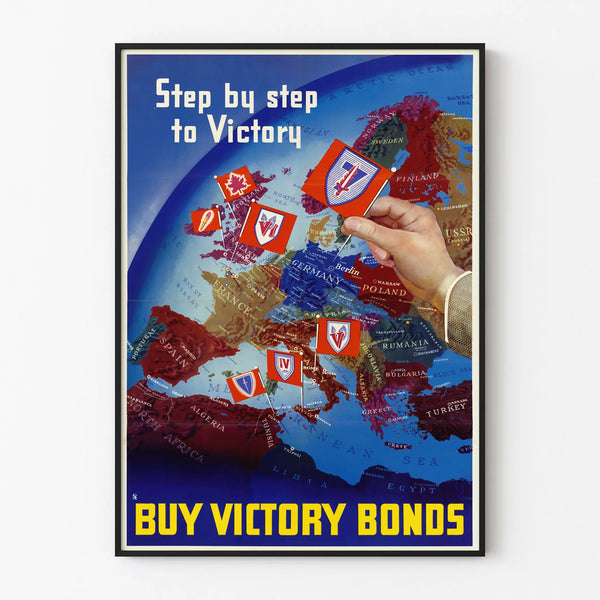 Vintage poster Step by Step to Victory - Buy Victory Bonds
