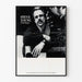 Vintage poster of Steve Young folk singer in black and white