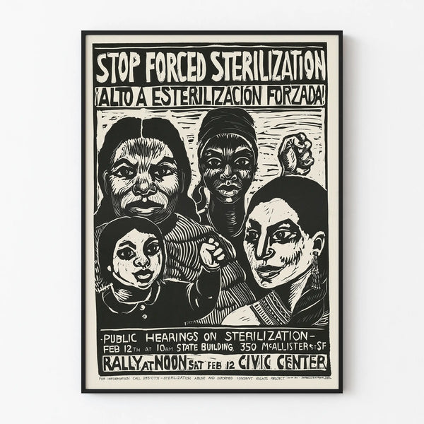 Stop Forced Sterilization Poster - Social Protest Poster
