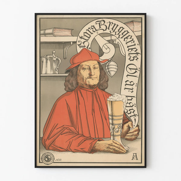 Vintage Poster Stora Bryggeriets Beer - Retro Wall Decoration