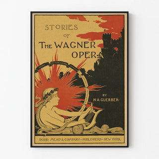 Vintage poster "Stories of The Wagner Opera" by H.A. Guerber