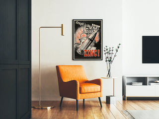 Vintage Industrial Zinc Poster