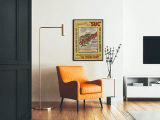Vintage Advertising Poster Suc Gentiane Distillery of the Viaduc