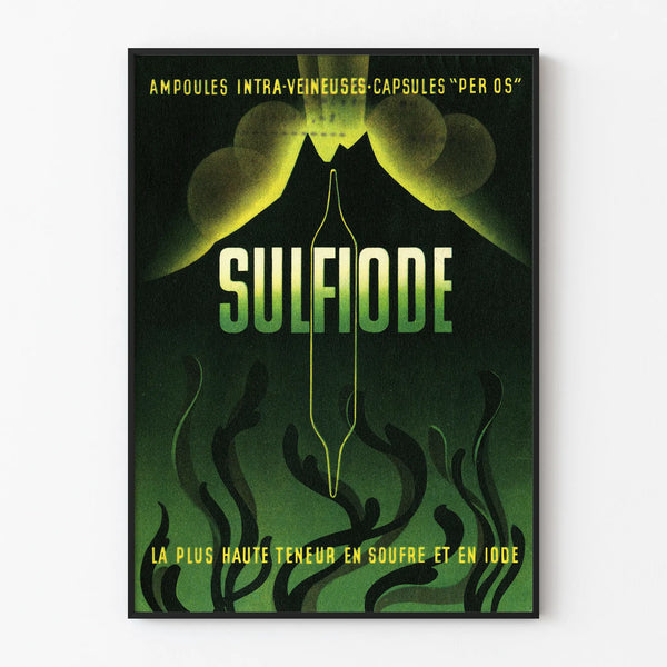 Vintage Sulfiode Poster - Retro Medical Wall Decoration Artem Legrand