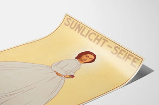 Vintage Poster Sunlight Soap Brightening and Purity