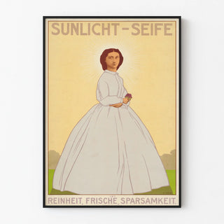 Vintage Poster Sunlight Soap Brightening and Purity