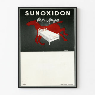 Vintage Sunoxidon health advertising poster
