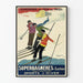 Vintage Poster Superbagneres Luchon Winter Sports 1929