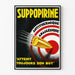 Vintage poster for pain relief and antithermic Suppopirine