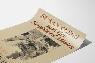 Vintage poster of Susan Clegg and Her Neighbors' Affairs by Anne Warner